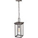 Barkeley 1 Light 8 inch Powder Coated Bronze Outdoor Hanging Lantern